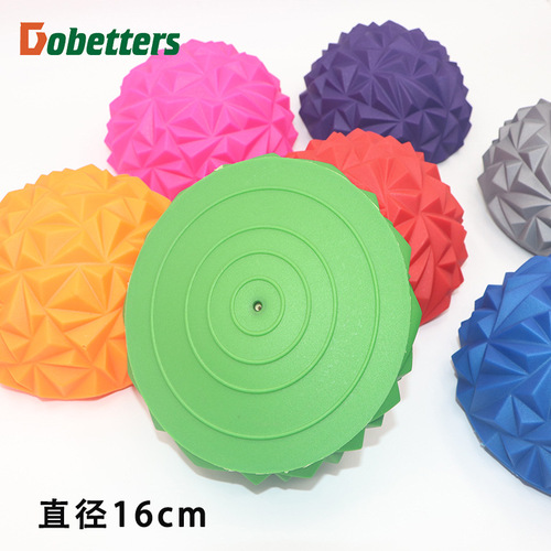 Fascia foot massage hemisphere balance training ball fitness yoga ball massage ball inflatable diamond pattern durian ball