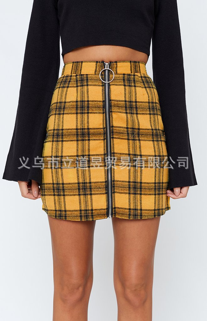 autumn and winter fashion sexy high waist zipper skirt  NSLDY60028