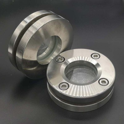 304316L不锈钢碳钢法兰对夹低压常压10/16KG高压平板焊接玻璃视镜|ms