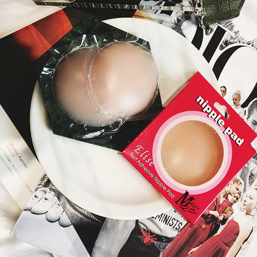 Factory direct sales new anti-bump, anti-exposure, breathable, invisible, traceless silicone breast pad