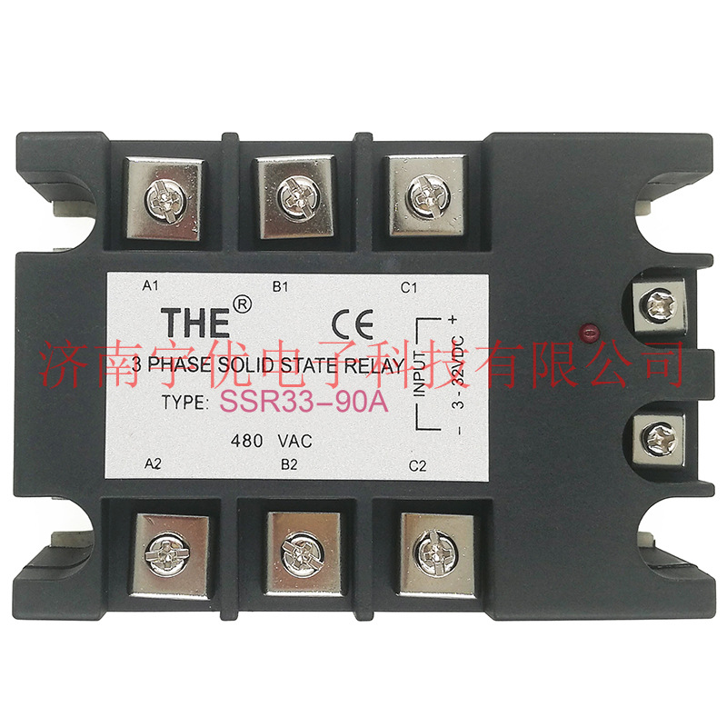 THE无锡天豪 SSR33-90A三相交流固态继电器 90A 全新原装