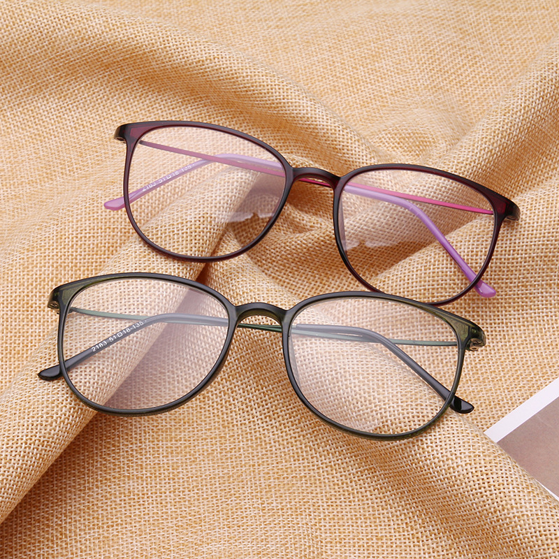 TR90 glasses frame new Korean ultra-light flat mirror retro box optical art with myopia frame 872