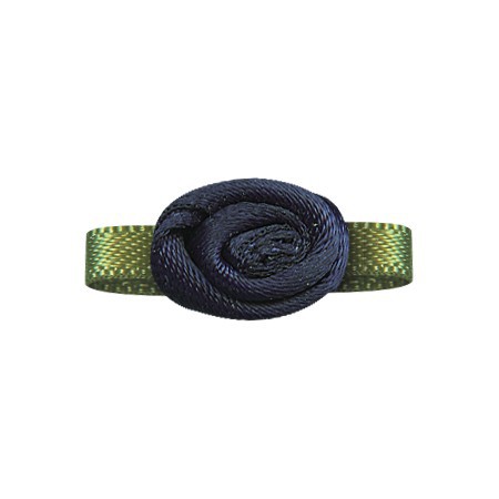 Accesorios de flores de Yao Ming DIY accesorios para el cabello hechos a mano hoja de una palabra 4 puntos revés flor ropa interior Decoración Accesorios cinta pequeña flor