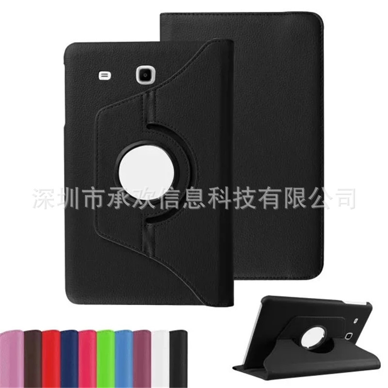 For Samsung T560 Flat Leather Case GALAXY Tab E t560 Bracket Protective Case 9.6 Inch Case