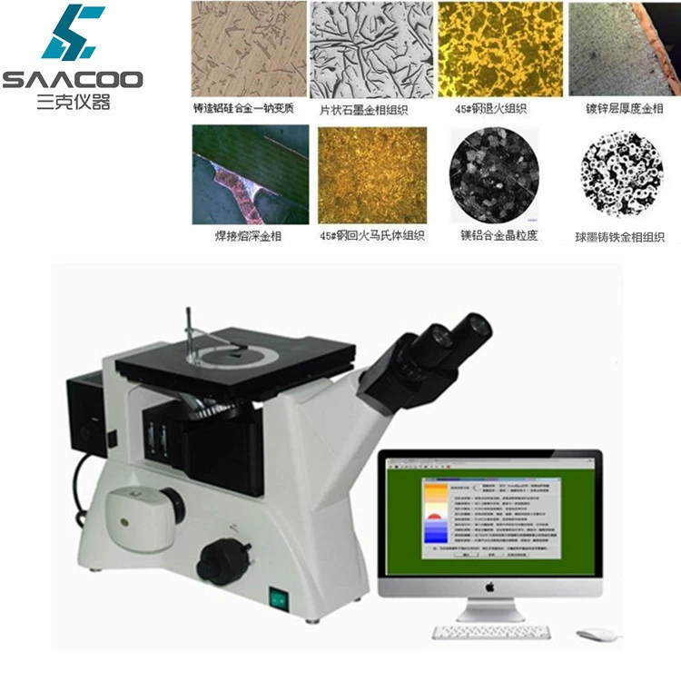 Перевернутое темное поле золотофазный микроскоп анализатор золотофазной ткани золотофазный анализ изображения Атлас ткани прибора
