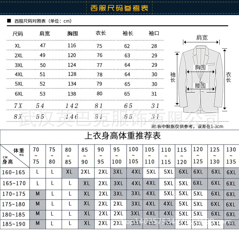 超大码西装结婚套装男士加肥加大男装西服套装宽松版胖子工装职业详情21
