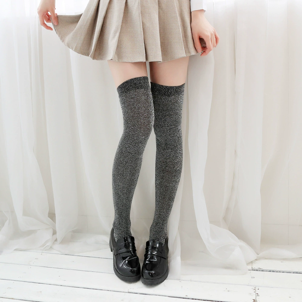 Летние ногти блестки sequins? Knee socks for elementary school students, high boots, 925 sample silver