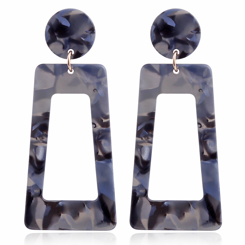 Nihaojewelry Jewelry Wholesale New Style Geometric Long Squares Multi-color Earrings display picture 7
