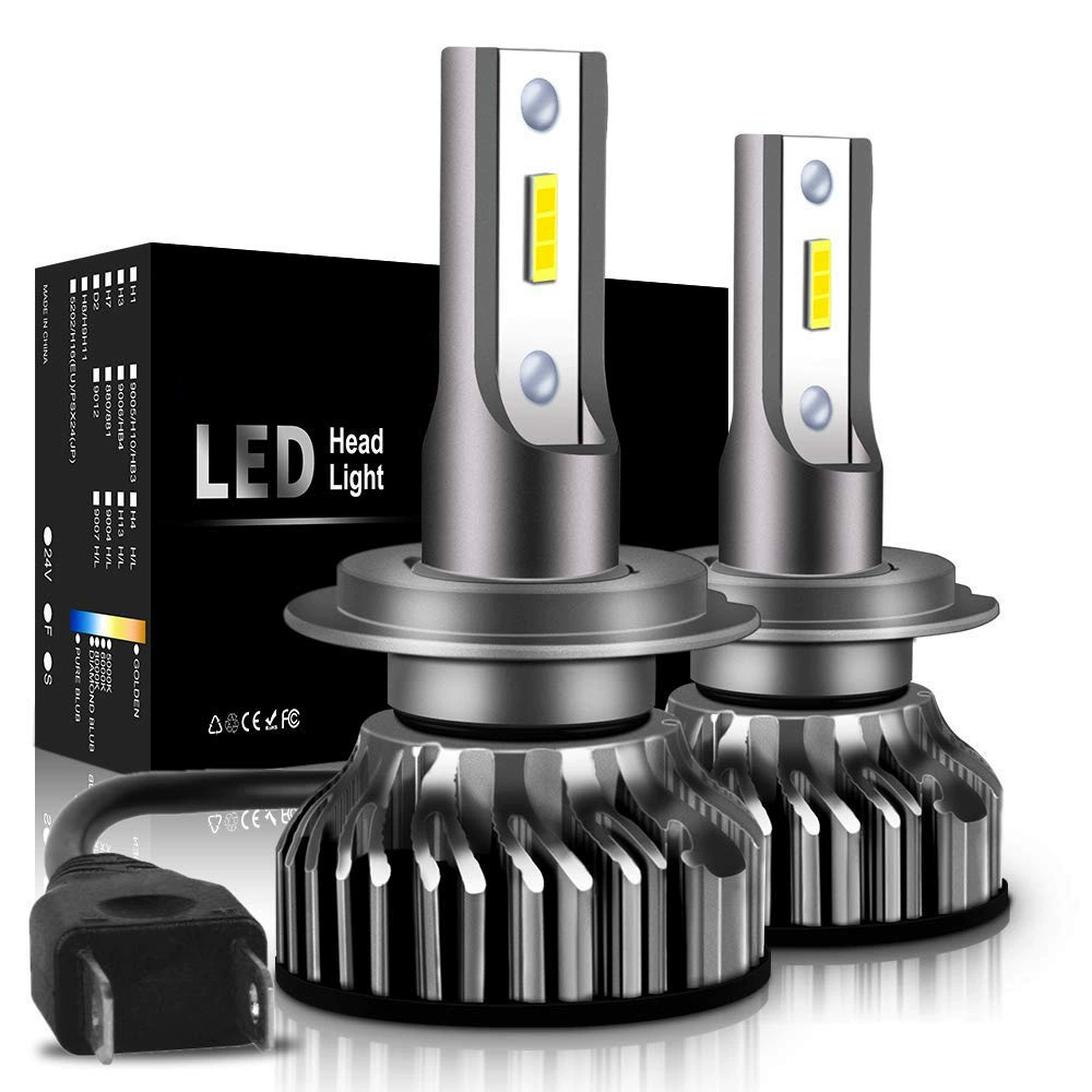 Взрывная автомобильная LED-фара H7 H4 H11 9005 9006 H13 9007, дальний и ближний свет