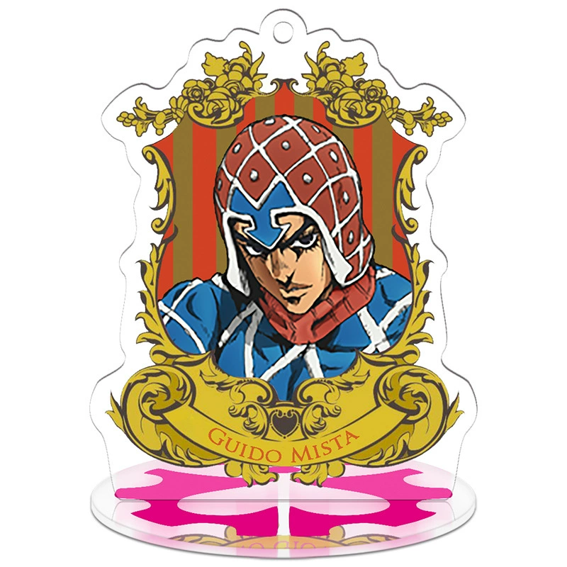Пиктограмма JOJO's Wonderful Adventure Golden Wind Surrounding Q-version Acrylic Humanoid Small Stand Card Keychain Pendant Ornament