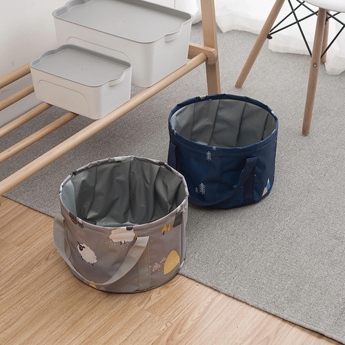 Liguo portable foldable basin outdoor basin travel foot bag laundry basin wash basin foot bucket