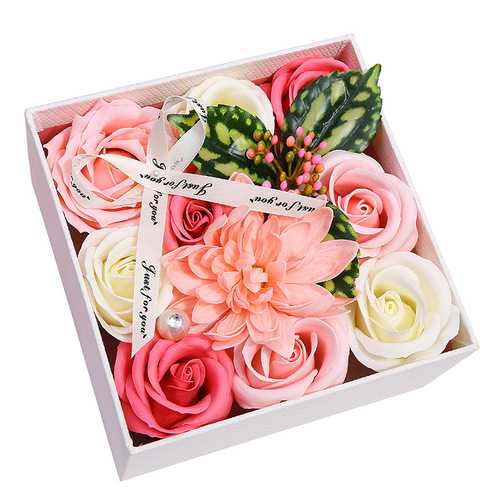 Cross-border innovative new soap flower box Teacher's Day Mother's Day rose gift for teachers and mothers
