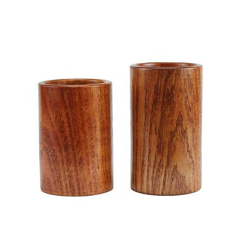 Solid wood chopstick holder, multi-purpose drained wooden chopstick cage for restaurants and hotels, wooden pen holder, manufacturer wholesale with engraved LOGO