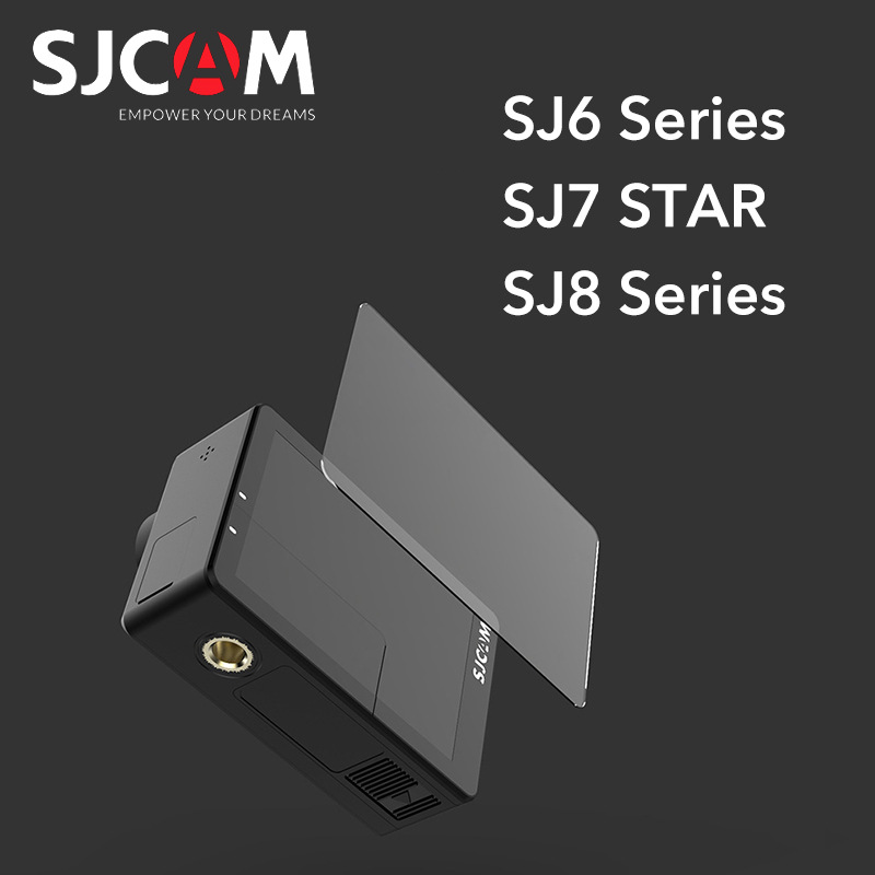 運動攝像相機SJCAM原裝山狗配件SJ678AirProPlus鋼化膜保護防刮爆