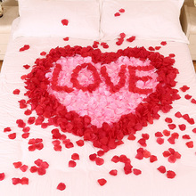 婚庆用品结婚表白撒花婚礼婚床仿真花瓣红玫瑰布置装饰婚房假花瓣