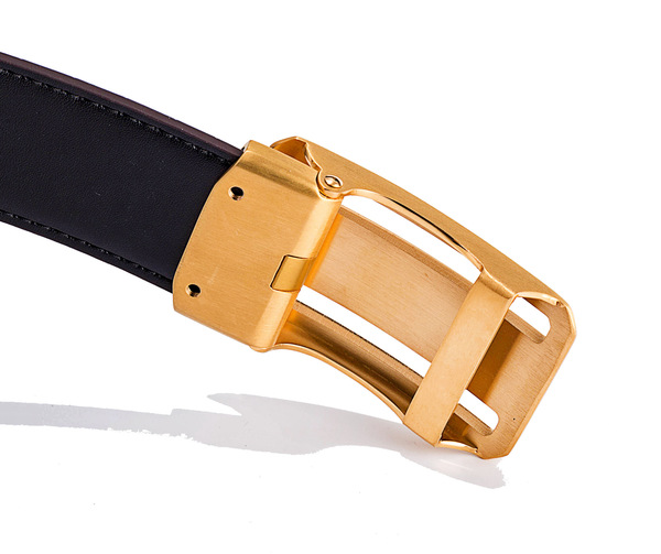 Elite quality double-sided import leather belt