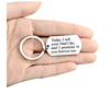 Spot supply TODAY I Tell Your Dad Stainless Steel Key Buckle Army Brand Perm Festival Gift