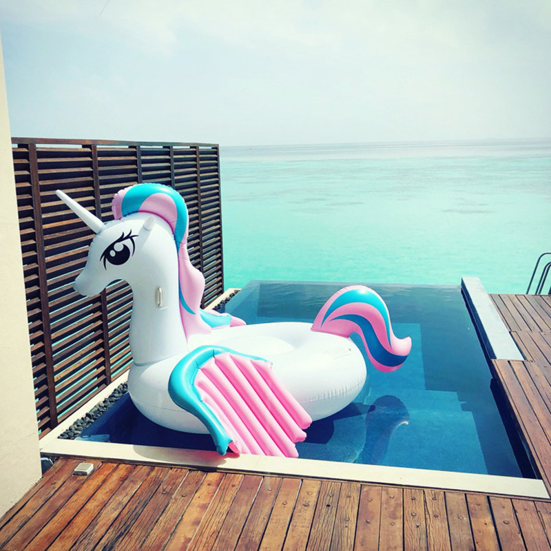 Unicorn Inflatable Bed in Use