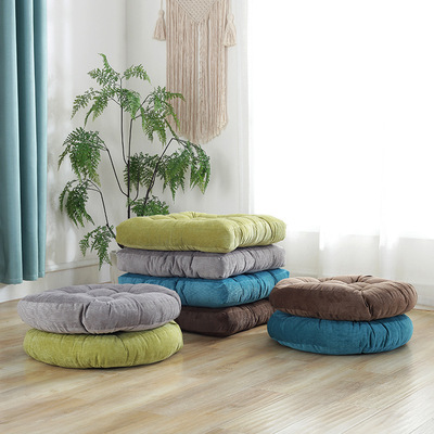 corduroy winter thickening enlarge Futon Seat cushion floor Windows Tatami Fat pad circular square wholesale