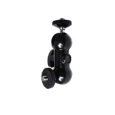 單反相機魔術手臂萬向支架監視器支架怪手熱靴球頭 小怪手 雙球