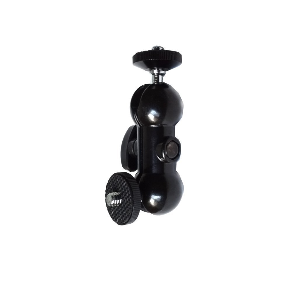 單反相機魔術手臂萬向支架監視器支架怪手熱靴球頭 小怪手 雙球