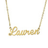 Yunna Speed Store Hot Sale Lauren Nicole DIY Personality Customized Titanium Steel English Letter Names Necklace