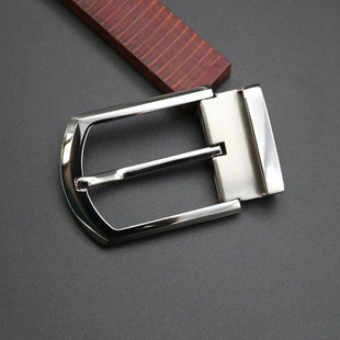 Belt buckle stainless steel men's pin buckle pin belt buckle high-grade leather head 3.5 pin buckle wholesale