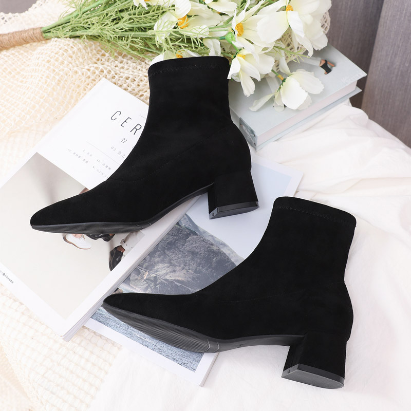 Bottes femme en Daim - Ref 3355214 Image 8