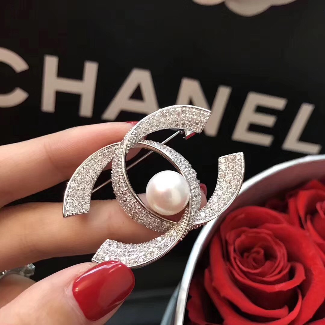 2018新款胸花超强保色珍珠胸花美美的胸花邂逅美美的你厂家直销|ms