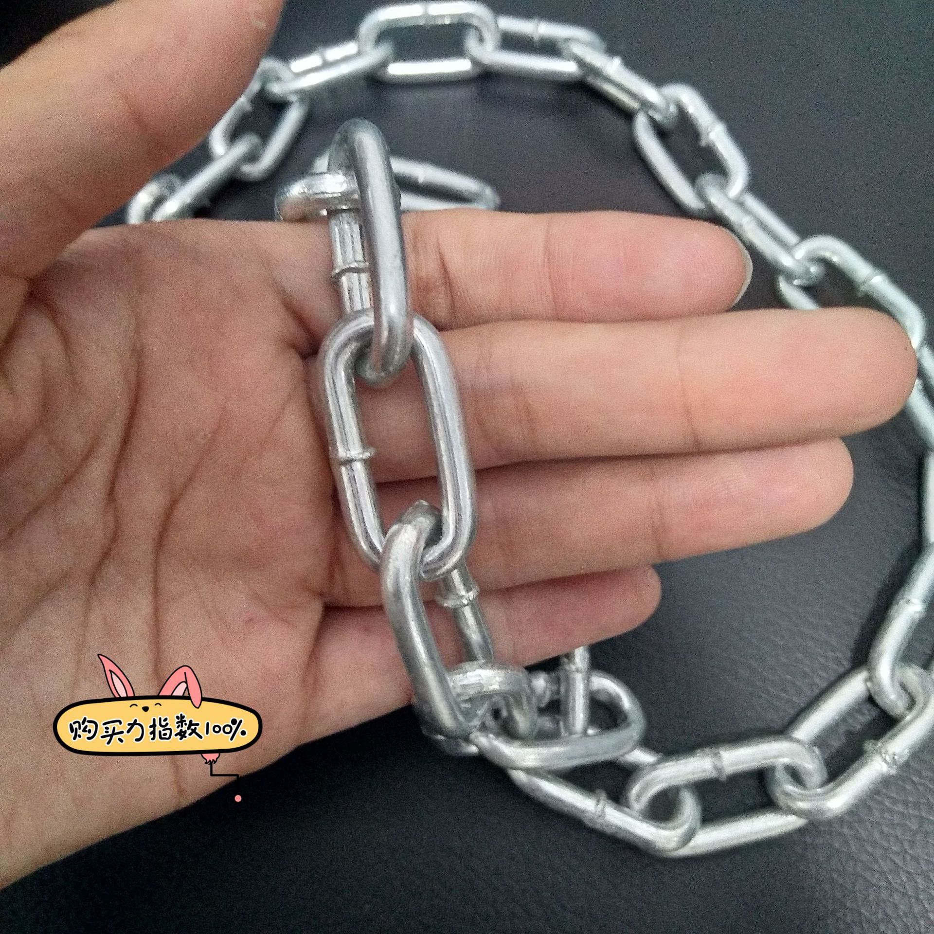 临沂厂家批发镀锌铁链条 起重黑漆链条金属护栏链条现货可批发