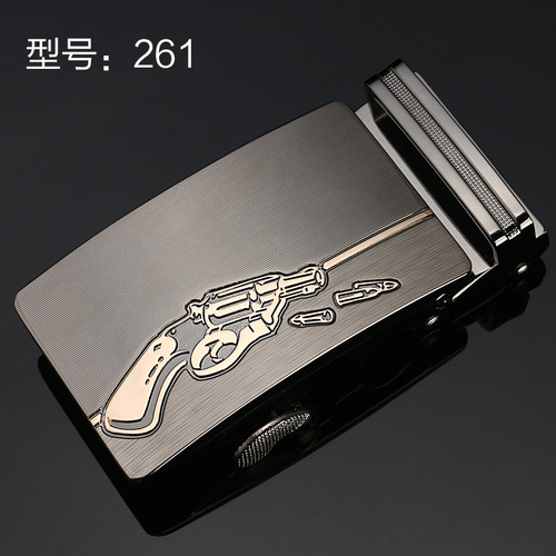 4.0 wide alloy belt buckle, membrane rubber buckle, automatic buckle head, belt headband head, laser LOGO