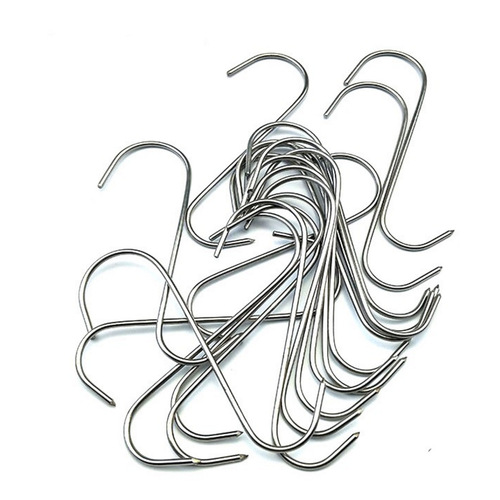 [Factory direct sales] Stainless steel S-type sausage and bacon hook S hook hook thickened and lengthened meat hook