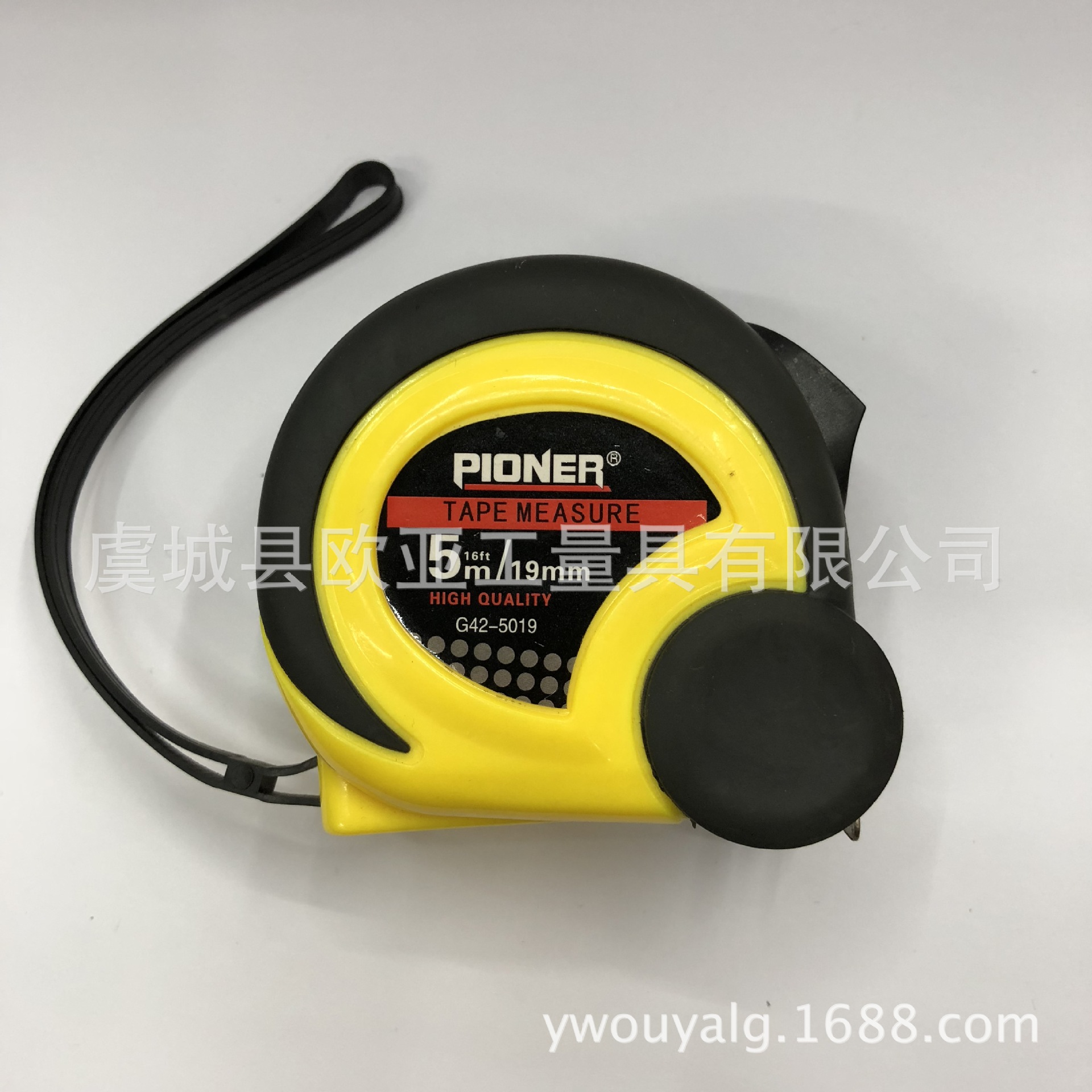 卷尺包胶pioner钢卷尺双包塑规格齐3米5米7.5米10米加厚抗摔
