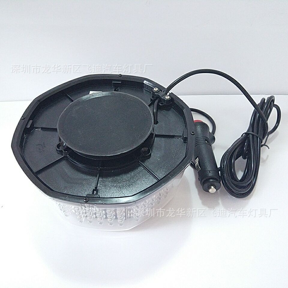 12V bread light ceiling flash light 240LED roof light engineering car light octagonal ceiling light strobe light 01020