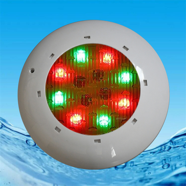 泳池壁灯led水底灯水池灯水下壁挂灯低压12V七彩射灯6W9W12W18W