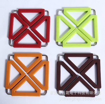 Stainless steel silicone meal cushion pot pads insulation pad tea…