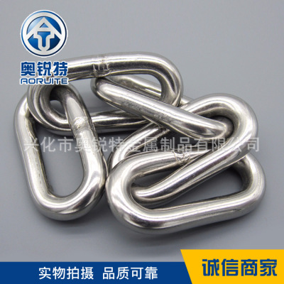 304 Stainless steel chain Iron chain link chain Laundry chain guardrail Safety chain Anchor a chandelier Pet dog