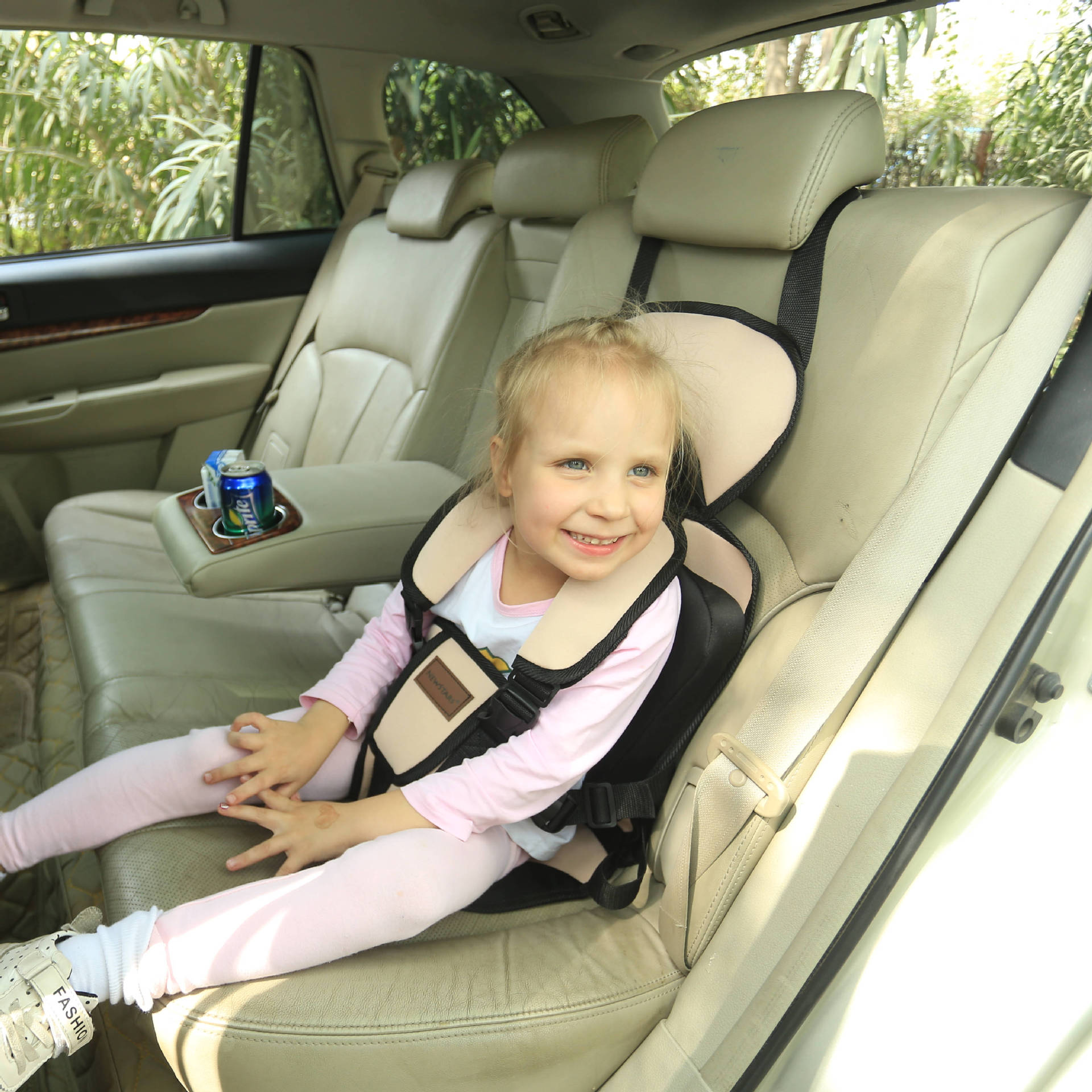 NEWSTARS四季便携汽免拆车电动车篷车用儿童宝宝简易安全座椅背带