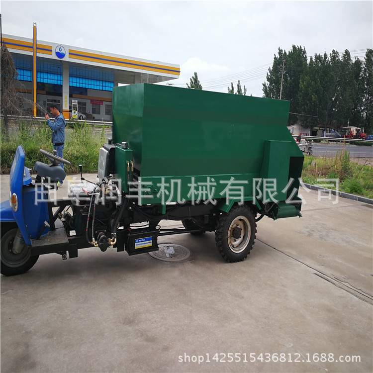 电动输送料设备 福州圈养牛羊撒料车
