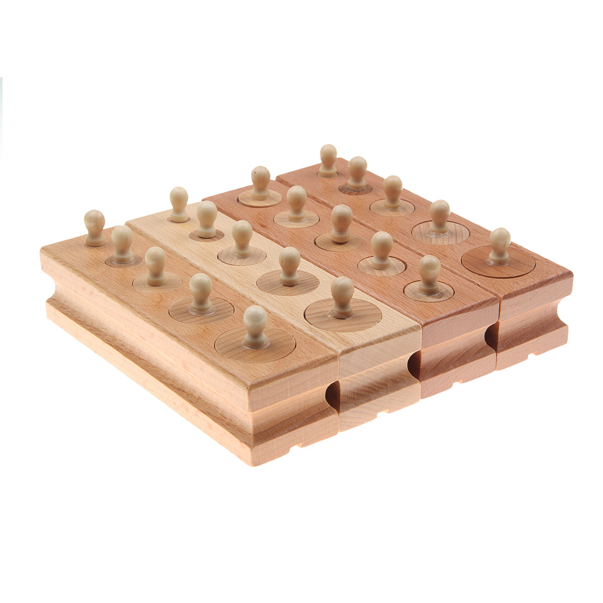 wooden children's geometric cognitive smart toy Montessori
