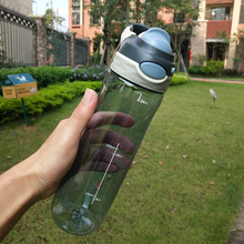 创意户外旅行运动水壶大容量食品级tritan塑料杯直饮太空杯可制定