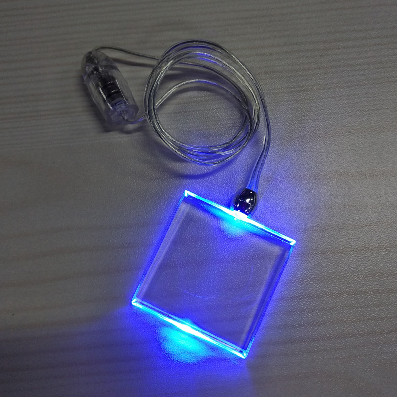 发光项链 led发光项链 圣诞节发光项链 发光挂挂绳