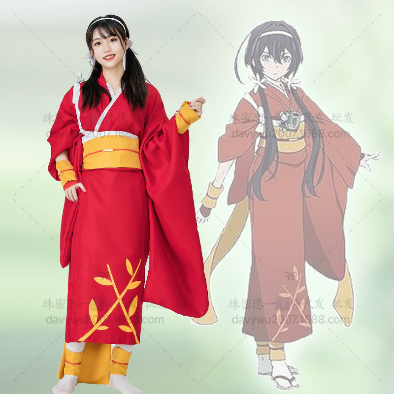 文豪野犬cosplay 夜叉白雪泉镜花服浴衣和服女 阿里巴巴