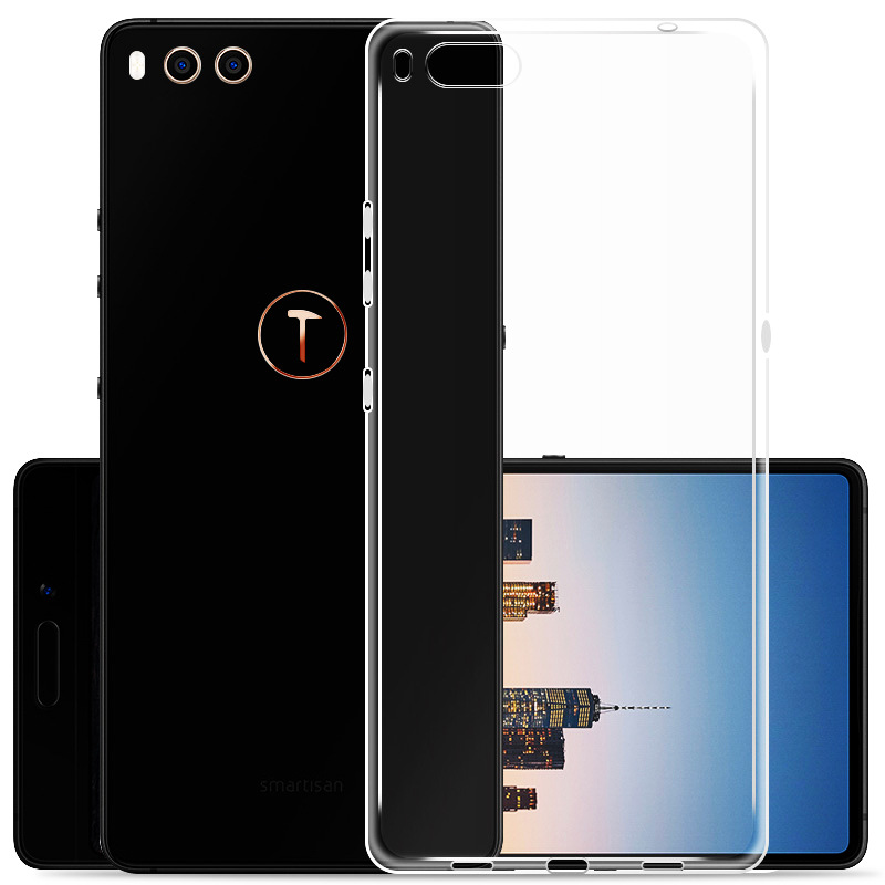 适用锤子坚果Pro2s3T2M1LR1手机壳透明软壳全包保护套