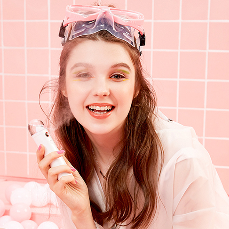 亿觅美容仪器萨摩白移动电源充电宝补水仪纳米喷雾仪觅补水仪美容