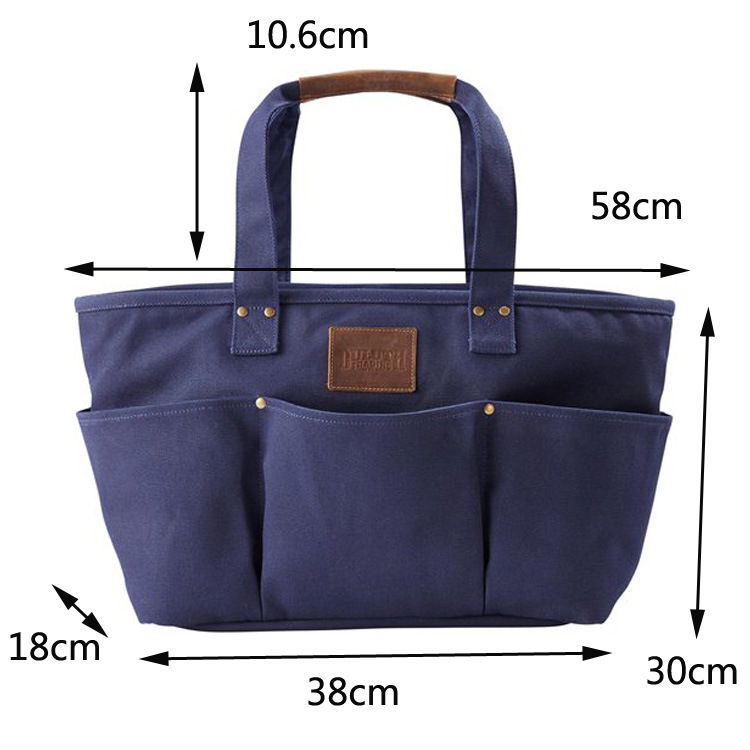 女士20安全棉染色帆布环保购物手提袋 妈咪包 卡零钱收纳包