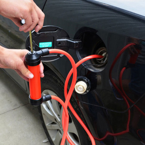 Self-driving artifact manual oil and water pumping equipment balloon air pump oil suction device PVC bag packaging emergency kit