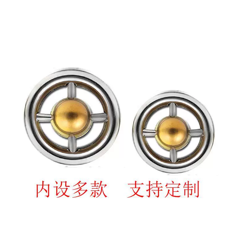 304不锈钢楼梯护栏门窗装饰半金五合花 不锈钢花环 风叶花