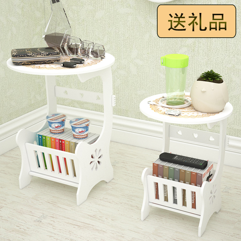 Mesa de café simple casa balcón sala de estar Mini Mesa Redonda apartamento pequeño ocio simple mesa cuadrada dormitorio mesita de noche