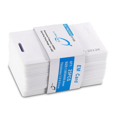 原裝進口台灣TK4100芯片正品芒果厚卡感應ID白卡考勤機刷卡門禁卡